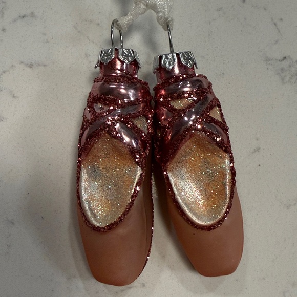 Ballet slippers and ballerina Christmas ornaments - Picture 3 of 6